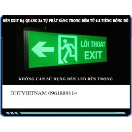 đèn exit thoát hiểm dạ quang được ưa chuộng nhất trên thị trường hiện nay