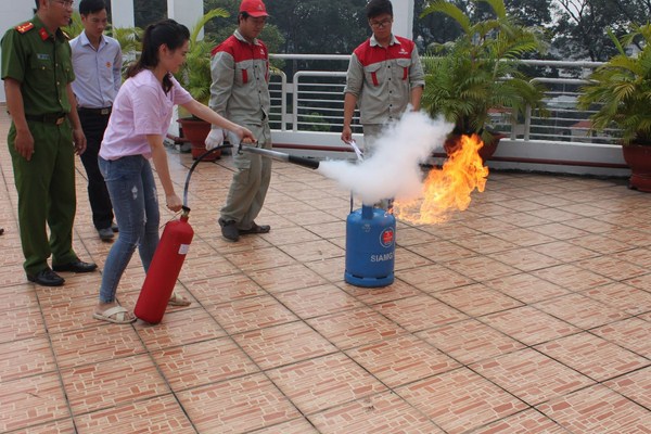 Bình bột chữa cháy MFZ8 tại Đông Anh dễ dàng sử dụng